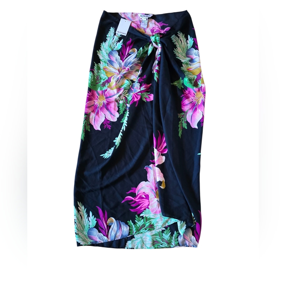 Walter Baker Paradise Sarong In Grand Magnolia OS NWT